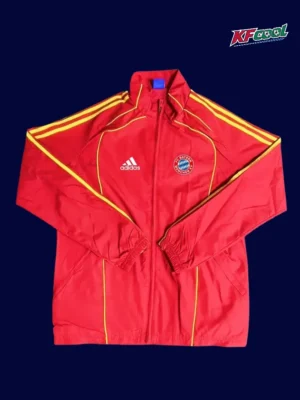 Bayern Munchen red windbreaker 25/26 fans version front view