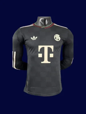 Bayern Munich 25/26 Third Black Long Sleeve Player Front