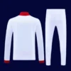 Bayern Munchen 25/26 white jacket tracksuit back view