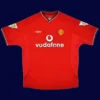 Beckham Manchester United home retro jersey front 00/02, high-quality breathable fan classic.