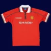 Beckham Manchester United home retro jersey front 99/00, high-quality breathable fan classic.