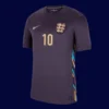 Bellingham England away jersey front 24/25, high-quality breathable fan gear.
