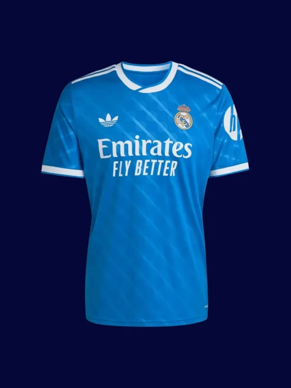 Bellingham Real Madrid third player jersey front 25/26, high-quality breathable fan gear.