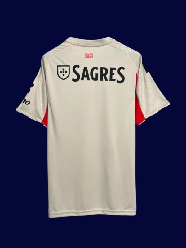 Benfica Away Jersey 25/26 Fans Version back custom name & number