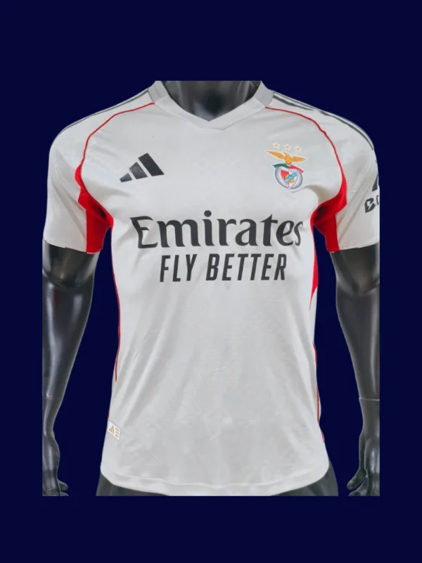 Benfica Away Jersey 25/26 Player Version front pro‑grade lightweight performance shirt
