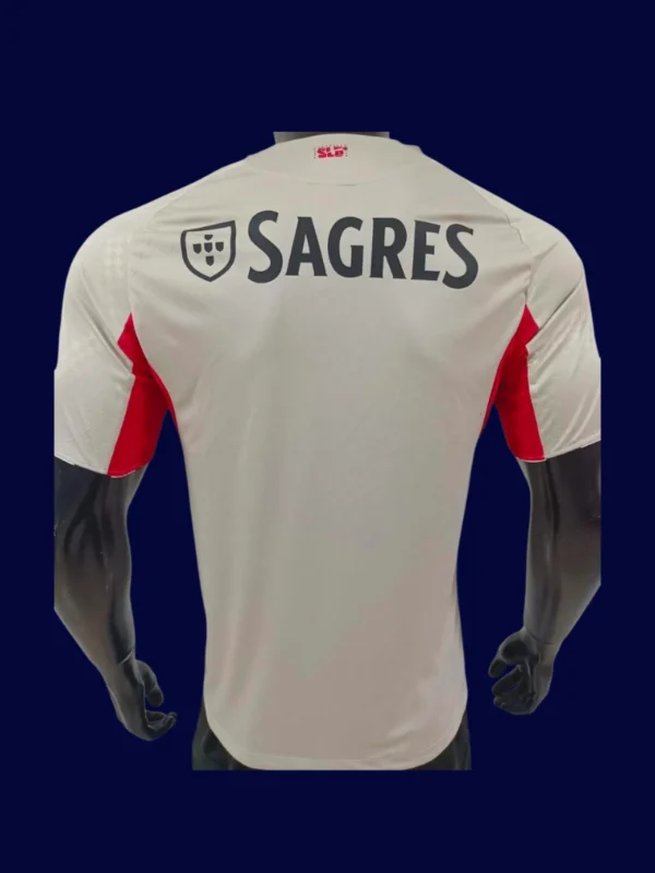 Benfica Away Jersey 25/26 Player Version back player number