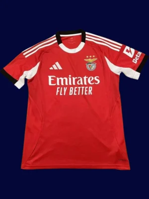 Benfica Home Jersey 25/26 Fans Version front collectible high‑quality football top