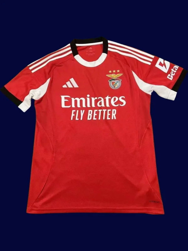 Benfica Home Jersey 25/26 Fans Version front collectible high‑quality football top