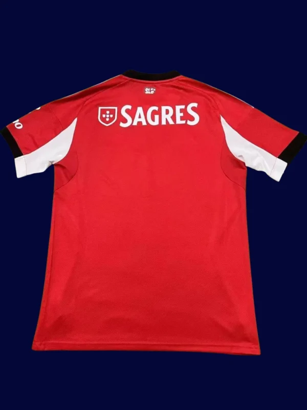 Benfica Home Jersey 25/26 Fans Version back custom number