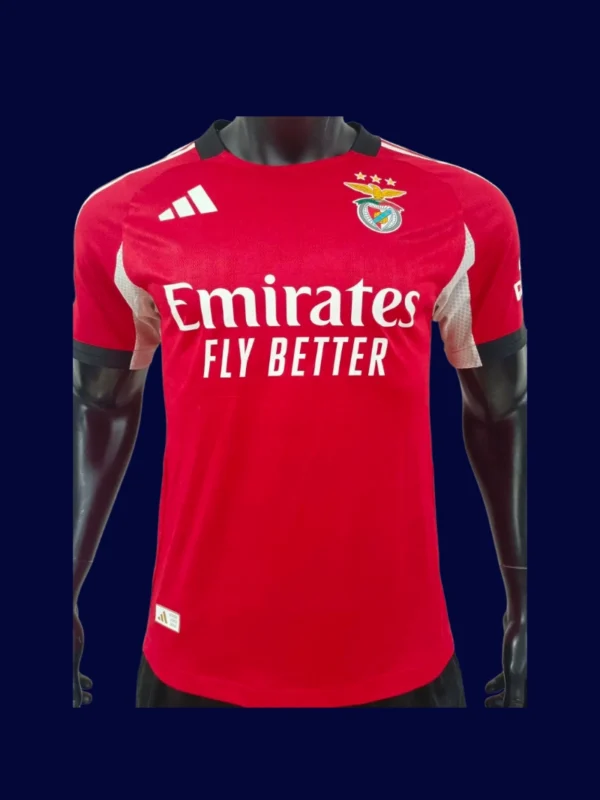 Benfica Home Jersey 25/26 Player Version front pro‑grade lightweight performance shirt