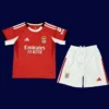 Benfica Home Kids kits 25/26 front lightweight breathable junior football shirt