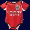 Benfica Home Red Babysuit kits 25/26 front lightweight breathable infant football outfit