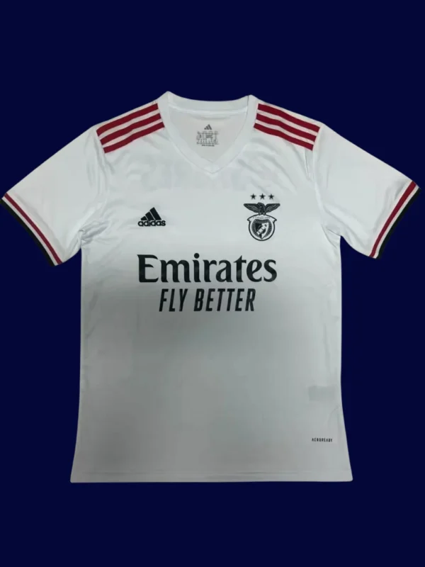 Benfica White Special Edition 25/26 Fans Version front high‑quality breathable lightweight football shirt