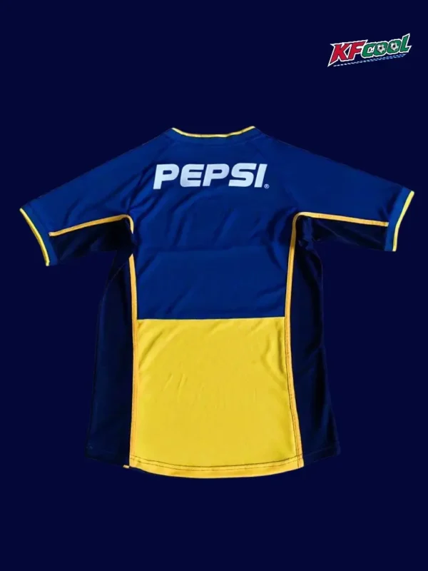 Boca Juniors home classic retro jersey 2002 back view