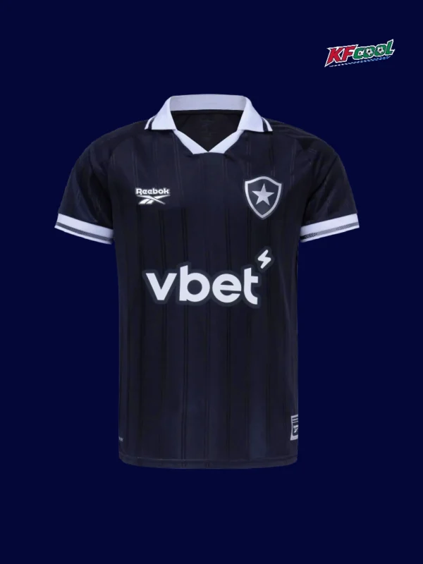 Botafogo away jersey 25/26 fans version front white black design