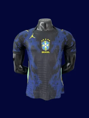 Brazil Home Blue Jersey 26/27 Player Version — Front | Pro Fit for 2026 World Cup
