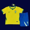 Brazil home yellow kids kit 26/27 fans front — child size