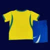 Brazil home yellow kids kit 26/27 back with name area