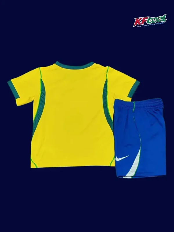 Brazil home yellow kids kit 26/27 back with name area