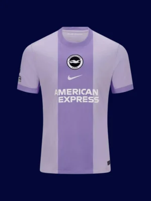 Brighton Away Jersey 25/26 Fans Version front with away colorway and badge.