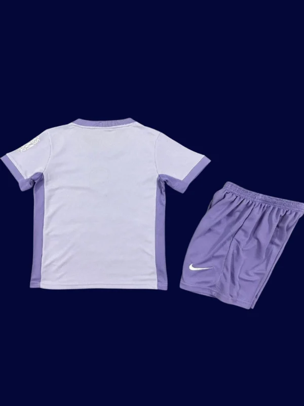 Brighton Away Kids Kits 25/26 back showing number area.