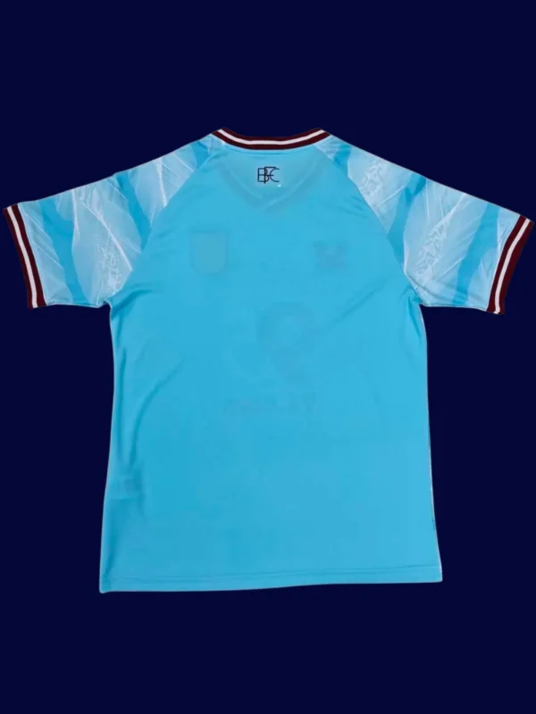 Burnley Away Jersey 25/26 Fans Version back with printed number panel.