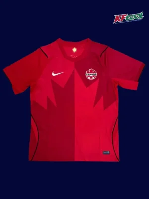 Canada home red jersey 26/27 fans front — breathable material