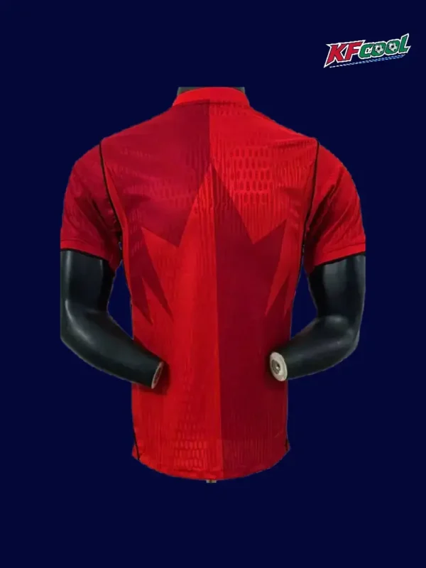 Canada 26/27 home player jersey back — lightweight performance panel