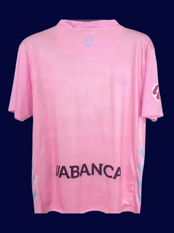 Celta Third Jersey 25/26 Fans Version back with number/name area and stitching.