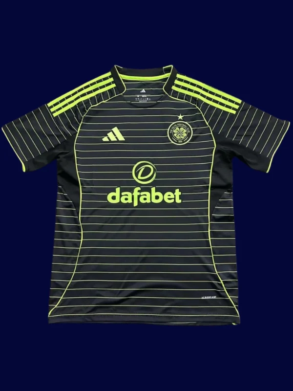 Celtic Glasgow Away Jersey 25/26 Fans Version front high‑quality breathable lightweight football shirt