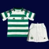 Celtic Glasgow Home Kids kits 25/26 front lightweight breathable junior football shirt