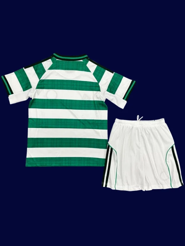 Celtic Glasgow Home Kids kits 25/26 back custom number