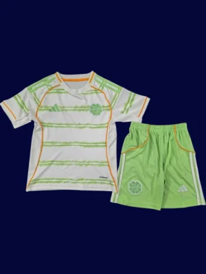Celtic Glasgow Third Kids kits 25/26 front lightweight breathable junior football shirt