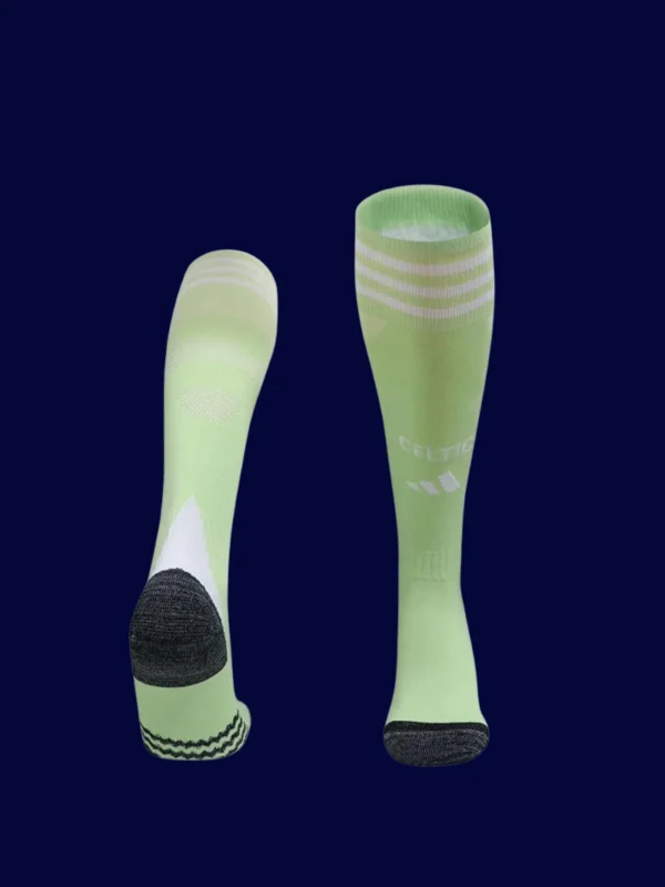 Celtic Glasgow Third Sock 25/26 front lightweight breathable football socks