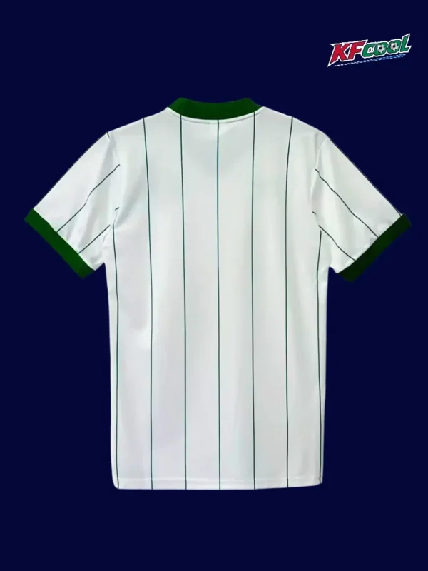 Celtic Glasgow 1984/86 white classic retro jersey back view