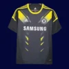 front view of Chelsea away black retro jersey (12/13) with classic fit.
