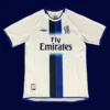 front view of Chelsea away white retro jersey (03/05) with classic fit.