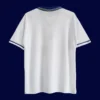back view of Chelsea away white retro jersey (98/00) showing reinforced back panel.
