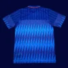 back view of Chelsea home blue retro jersey (89/91) showing number-ready back panel.