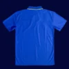 back view of Chelsea home blue retro jersey (95/97) showing stitched back for numbers.