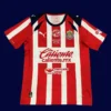 Chivas home jersey 25/26 fans version front red white stripes