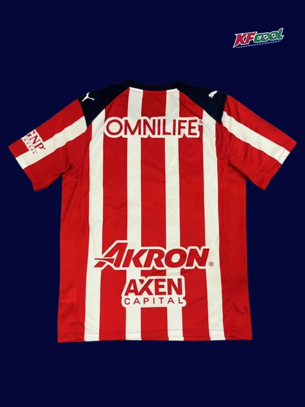 Chivas home jersey 25/26 fans version back view