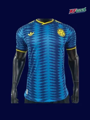 Colombia 26/27 away player jersey front — pro fit, blue design