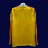 Colombia home yellow LS jersey 26/27 fans back with seam detail