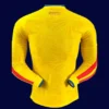 Colombia home yellow LS jersey 26/27 player back — ventilation panels
