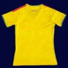 Colombia home yellow women’s jersey 26/27 back with trim detail