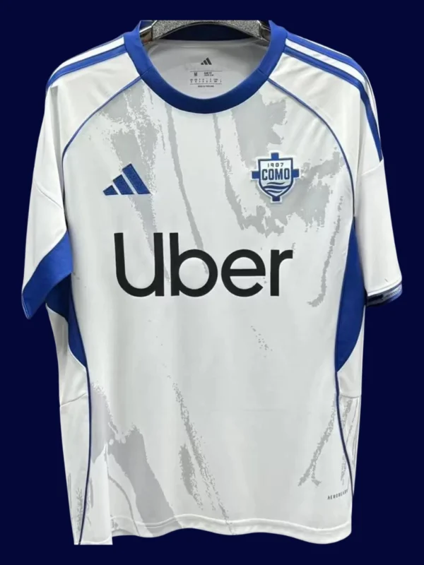 Como Away Jersey 25/26 Fans Version front showing away design and club badge.