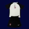 Corinthians home kids kits 25/26 front white black stripes