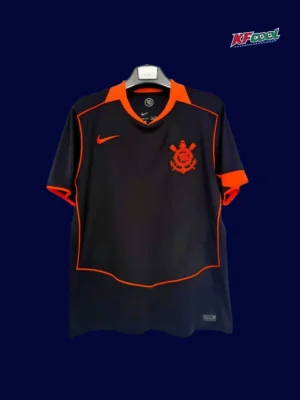 Corinthians third jersey 25/26 fans version front gray black stripes