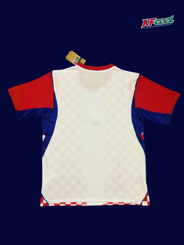 Croatia Home Jersey 26/27 Back Number Area Replica Fans Version